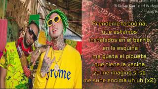 Lary Over FT Lirico en la casaSubete Letra [upl. by Camilla]