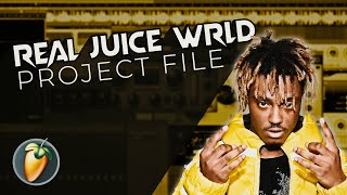 REAL JUICE WRLD Project File FREE DOWNLOAD w Actual Juice VOX  FL STUDIO [upl. by Nerek]