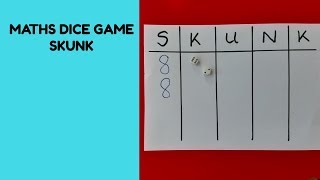 Maths dice game  Skunk [upl. by Chamberlain]