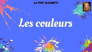 Les couleurs en français Niveau débutants  A1 de FLE [upl. by Vivian]