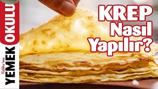 Akıtma Krep Tarifi  Krep Nasıl Yapılır  Kahvaltı Tarifleri [upl. by Annawit878]