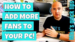 How To Add Extra Fan Headers To Your PC Build [upl. by Haduhey]