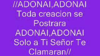 ADONAI CON LETRA [upl. by Zelma]