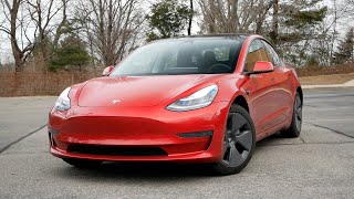 2021 Tesla Model 3 Standard Range Review  Walk Around and Test Drive [upl. by Everett]