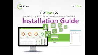 INSTALLATION GUIDE BioTime 85 Updated 2021 [upl. by Yllatan]