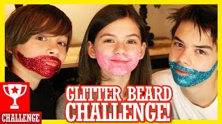 GLITTER BEARD CHALLENGE  KITTIESMAMA [upl. by Leviralc833]