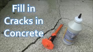 How to Fill in Cracks in Concrete [upl. by Mohorva]