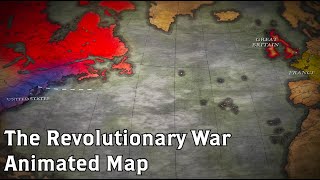 The Revolutionary War Animated Battle Map [upl. by Kirschner]