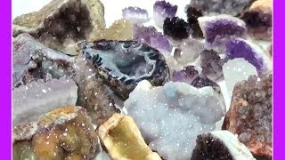 HOW TO Cut and Process Druzy and Crystal Clusters  Liz Kreate [upl. by Martie]