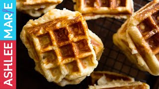 How to make traditional liege waffles [upl. by Ilime]