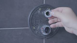 GROHE  Grohtherm 2Handle Thermostatic Trim Optional Aquadimmer  Installation Video [upl. by Shellans]