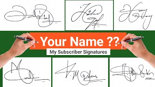 ✔️ Best Signature For My Name  Signature Creator  Signature Style  Signature [upl. by Foley]