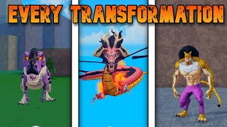 Every Transformation Fruit In King Legacy [upl. by Dallman]