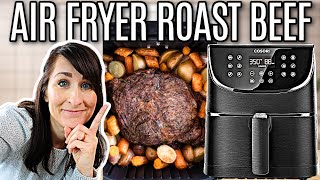 How to Cook an ENTIRE DINNER Inside Your Air Fryer  Air Fryer Roast Beef [upl. by Rehpotsihrc]