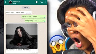 SCARIEST WHATSAPP HORROR CHATS😨 [upl. by Kopp255]