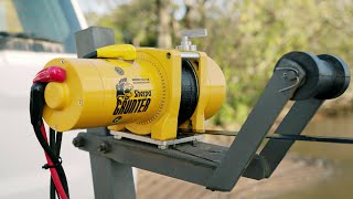 Grunter Boat Trailer Winch  Product Demo [upl. by Eenitsed]