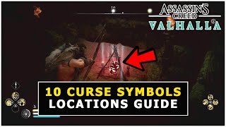 Assassins Creed Valhalla  Dreamcatcher  Destroy 10 Curse Symbols Guide [upl. by Dreyer]