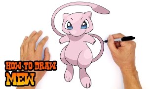 How to Draw Pokemon  Mew [upl. by Dart405]