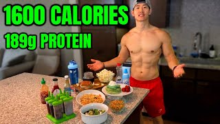 Full Day of Eating 1600 Calories l High Protein Meals for Fat Loss Diet [upl. by Roxane]