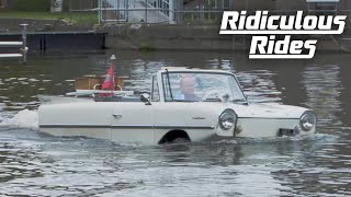 Amphicar  The Car Thats Also A Boat  RIDICULOUS RIDES [upl. by Verney]