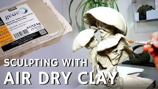 Sculpting with Air Dry Clay Tips and Materials [upl. by Lledyl812]