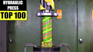 Top 100 Best Hydraulic Press Moments VOL 2  Satisfying Crushing Compilation [upl. by Salvucci]