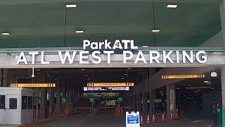 ATL West Parking Deck Atlanta Airport [upl. by Retnuh]