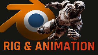 How to Rig and Animate in BLENDER [upl. by Auhso]