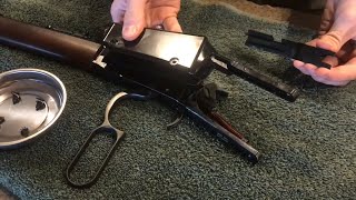 CLEANING henry 22 lever action [upl. by Enyar622]