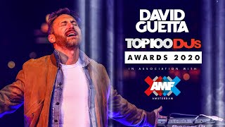 David Guetta  AMF Presents Top 100 DJs Awards 2020 [upl. by Erena]