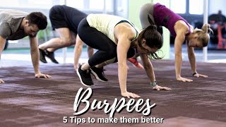 5 Tips To Improve Your Burpee Technique [upl. by Behl610]