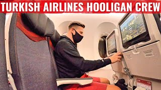 TURKISH AIRLINES NEW A350 ECONOMY CLASS amp HOOLIGAN LIKE CREW [upl. by Lorn]