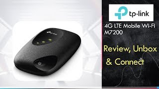 TPLink M7200 Mobile WiFi  Review Unbox and Connect [upl. by Brunelle]