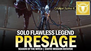 Solo Flawless Legend Presage in Season of the Witch Exotic Mission Rotator Destiny 2 [upl. by Teplitz]