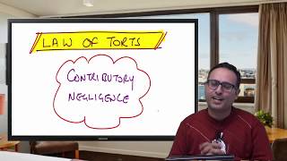 Law of Torts  Contributory Negligence [upl. by Aikemit]