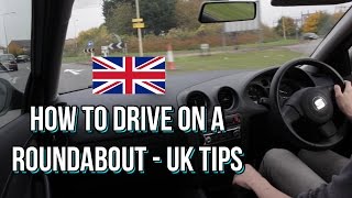 How to drive on roundabouts  UK Driving Tips [upl. by Pernick965]