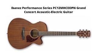 Ibanez Performance Series Acoustic Electric Guitar Review [upl. by Emolas]