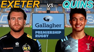 EXETER CHIEFS vs HARLEQUINS Gallagher Premiership 2022 Live Commentary [upl. by Thorn]