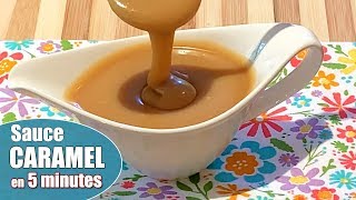 Sauce caramel maison en moins de 5 minutes facile rapide et inratable [upl. by Abixah]