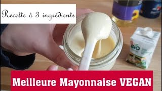 Mayonnaise vegan FACILE sans oeufs [upl. by Ylra830]