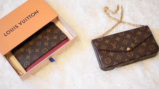 Louis Vuitton Pochette Felicie What Can Fit Inside the Wallet on Chain Monogram Essentials ONLY [upl. by Inotna390]