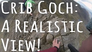 Crib Goch A Realistic View [upl. by Marb]