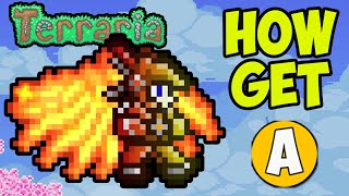 Terraria 1449 how to get Flame Wings EASY  Terraria how to get Wings EASY [upl. by Raveaux]