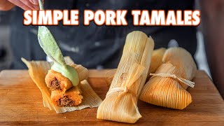 Easy Authentic Tamales That Anyone Can Make [upl. by Wincer]