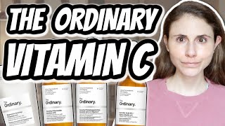 ALL THE ORDINARY VITAMIN C PRODUCTS Dermatologist Review  Dr Dray [upl. by Anytsirhc]