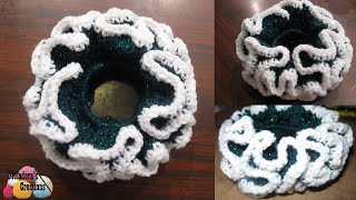 VERY EASY Double Crochet Scrunchie  Crochet Tutorial [upl. by Irek]