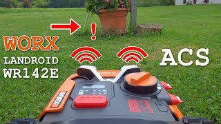 WORX Landroid WR142E • ACS installation and test [upl. by Nilesoy]