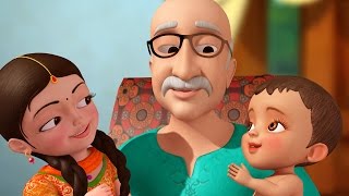 Dadaji Grand Father  Hindi Rhymes for Children  Infobells [upl. by Nilloc606]