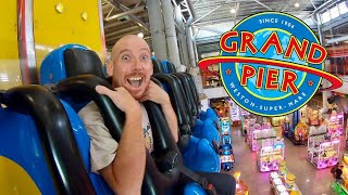 INDOOR RIDES  Grand Pier Vlog WestonSuperMare 14th July 2021 [upl. by Fitz185]