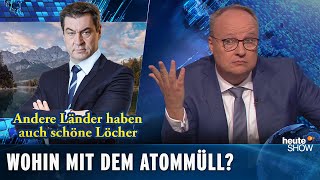 AtommüllEndlager Kein Bundesland will den radioaktiven Abfall  heuteshow vom 02102020 [upl. by Polly443]